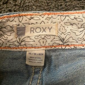 Hi-Low denim mini skirt